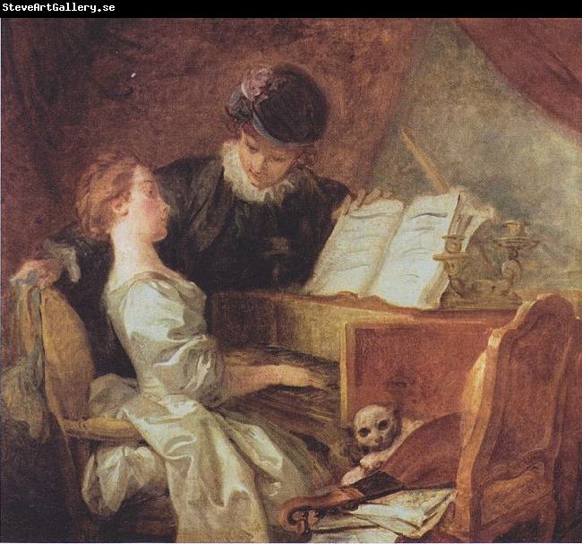 Jean Honore Fragonard The musical lesson